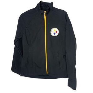 NFL Team Apparel Womens G-III Size Small Embroidered Steelers Full Zip Jacket